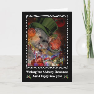 Cartão De Festividades Merry Christmas and Happy New year