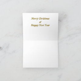 Cartão De Festividades Merry christmas boho style
