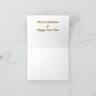 Cartão De Festividades Merry christmas boho style