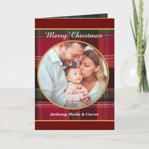 Cartão De Festividades Merry Christmas Family Photo Happy