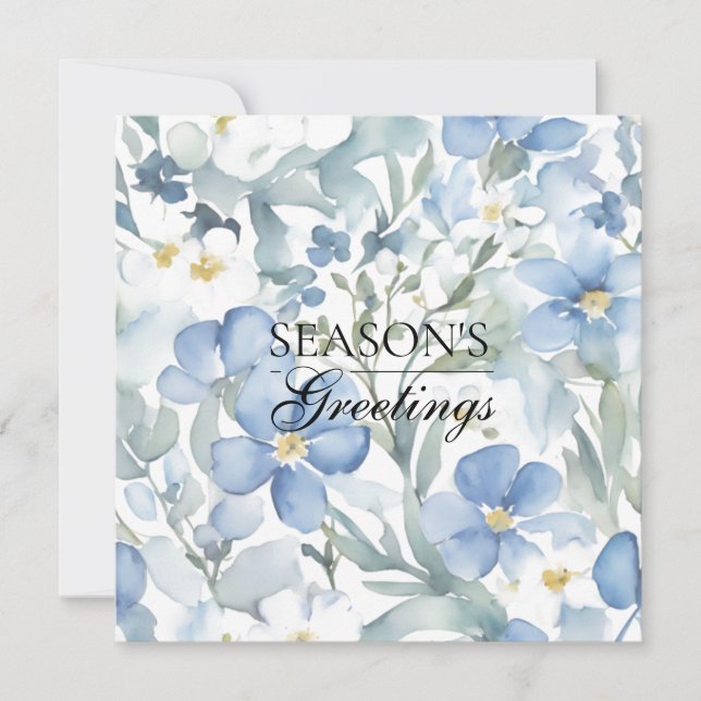 Cartão De Festividades Merry Christmas Happy New Year Holiday Season Card (Frente)