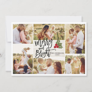 Cartão De Festividades Merry Christmas Happy New Year Holiday Wish Photos