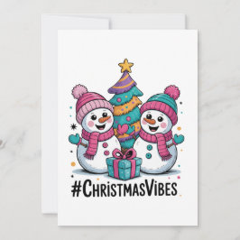 Cartão De Festividades Merry Christmas Holiday Vibes