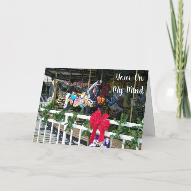 CARTÃO DE FESTIVIDADES MERRY CHRISTMAS&MISS VOCÊ O ANO TODO (Frente)