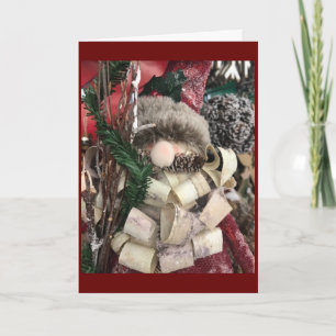 CARTÃO DE FESTIVIDADES MERRY CHRISTMAS PARA "FAMÍLIA E AMIGOS"