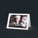 Cartão De Festividades MERRY CHRISTMAS para MR/SRA. SANTA CLAUS<br><div class="desc">Deseje esse "casal especial" em sua vida um Natal muito feliz este ano da Sra./Sra. SANTA CLAUS!!! Coloque um SMILE enorme no rosto do casal!!!</div>