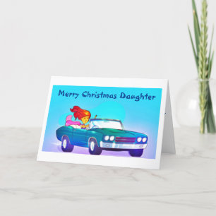 CARTÃO DE FESTIVIDADES MERRY CHRISTMAS PARA UMA FILHA ESPECIAL