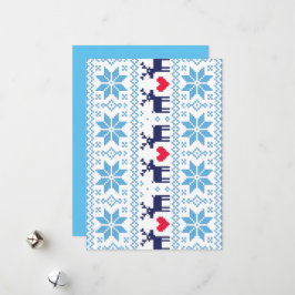 Cartão De Festividades Merry Christmas pattern 2