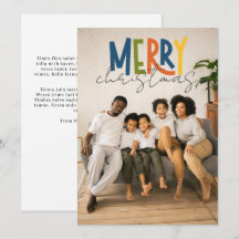 Merry Christmas Personalized Photo