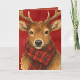 Cartão De Festividades Merry Christmas Reindeer