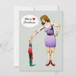 Cartão De Festividades Merry Christmas to the little elf