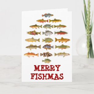 Cartão De Festividades Merry Fishmas