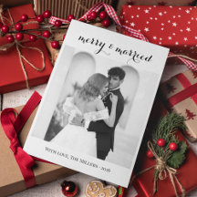 Merry & Married - Personalized Newlywed Christmas 