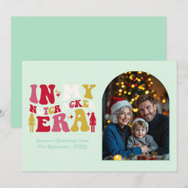 Cartão De Festividades Merry Mint In My Nutcracker Era Christmas Photo