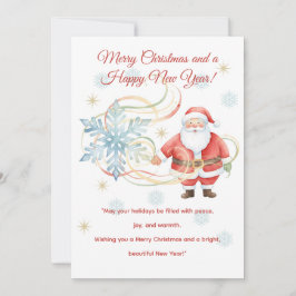 Cartão De Festividades Merry Moments Christmas Flat Holiday Card