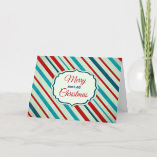 Cartão De Festividades Merry War On Christmas