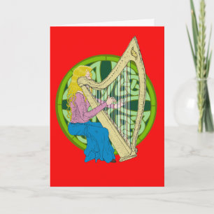 Cartão De Festividades Merry Xmas & Harpy New Year!