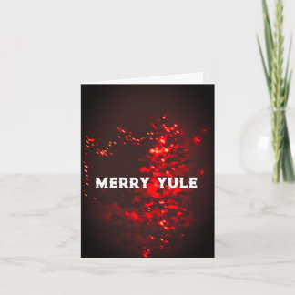 Cartão De Festividades Merry Yule Christmas Card
