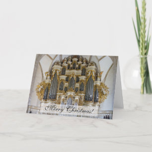 Cartão De Festividades Merseburg Cathedral organ Christmas card