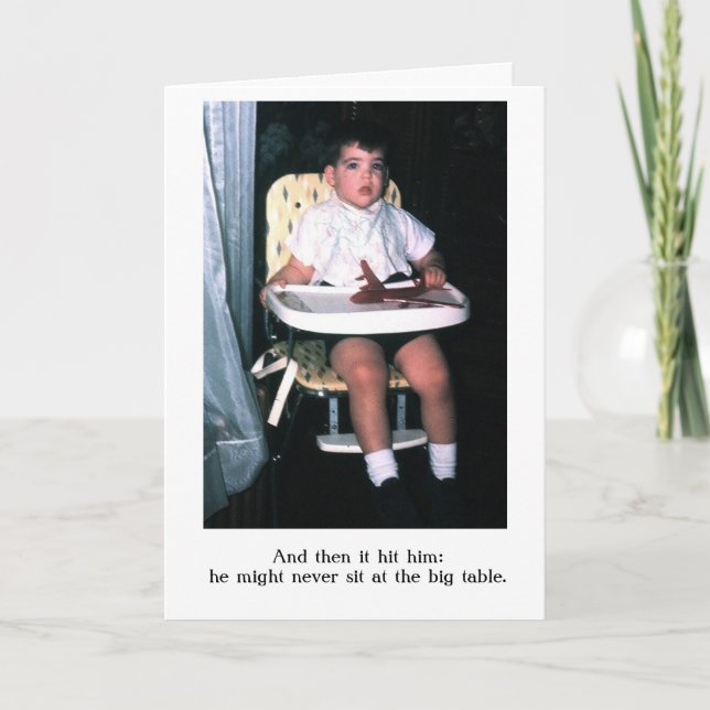 Cartão De Festividades Mesa grande (Frente)