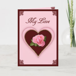 Cartão De Festividades Meu Amor