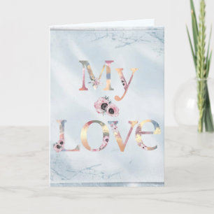 Cartão De Festividades Meu Amor Para Sempre