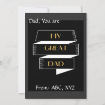 Meu Design de texto simples Pai