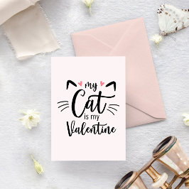 Cartão De Festividades Meu Gato é Meu Namorado