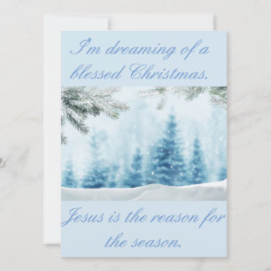 Cartão De Festividades Meu Jesus é a razão da temporada