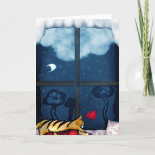 Cartão De Festividades Meu namorados aconchegante