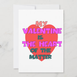 CARTÃO DE FESTIVIDADES MEU NAMORADOS É O CORAÇÃO DA QUESTÃO