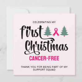 Cartão De Festividades MEU PRIMEIRO Cancer NATAL Livre De Mama Obrigado