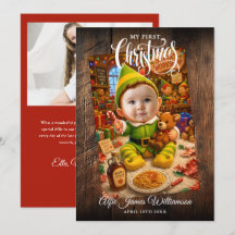 Meu Primeiro Natal Santas Pequeno Ajuda 2 Foto