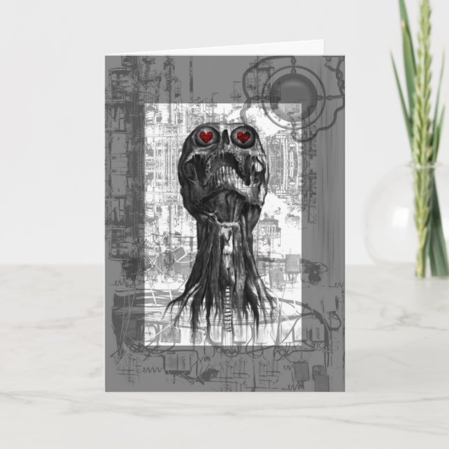 Cartão De Festividades Meus namorados assustadores (Frente)