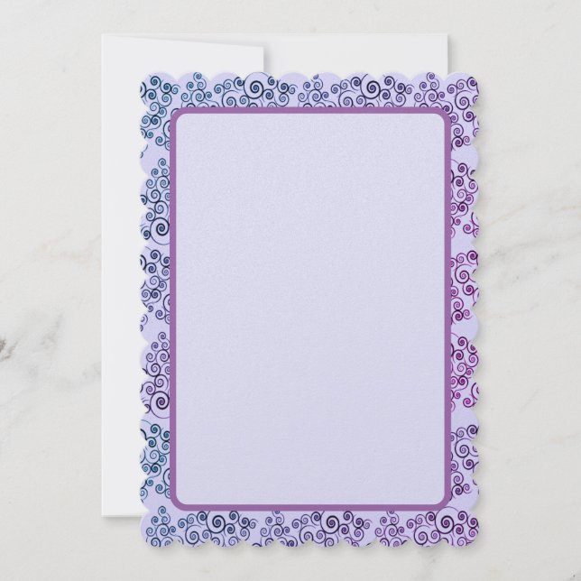 Cartão De Festividades Miami Nights CurlyQue Christmas Trees (Frente)