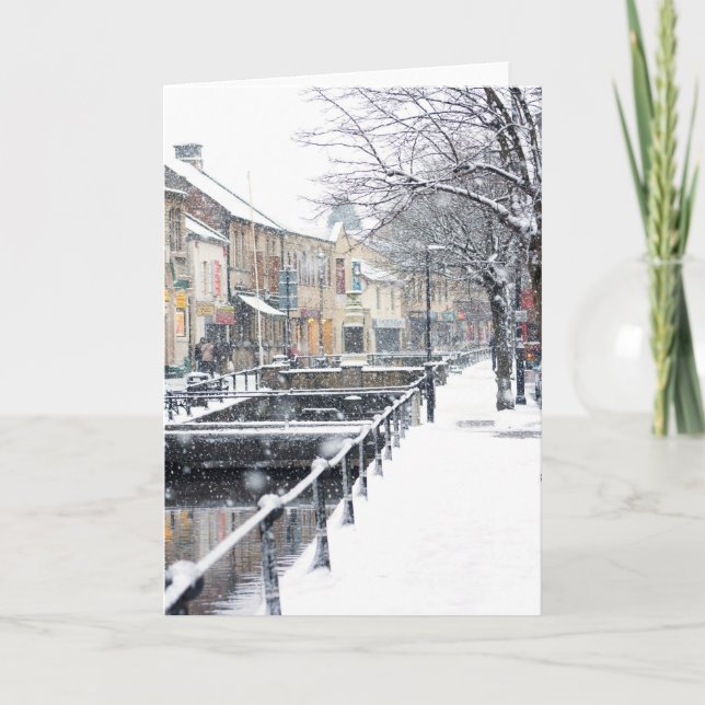 Cartão De Festividades Midsomer Norton no inverno (Frente)