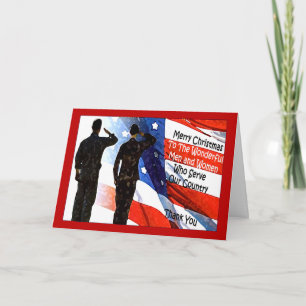 Cartão De Festividades Military Christmas Card