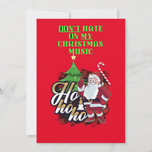 Cartão De Festividades Minha Música de Natal