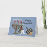 Cartão De Festividades Miniatura Schnauzer Chanukah Card Menorah Dreidel<br><div class="desc">Lembrar a família e os amigos durante a temporada de Chanukah é uma maneira maravilhosa de manter contato com as pessoas que você ama e se importa. Criei com amor e cuidado estes cartões Chanukah para cães e tenho a certeza de que qualquer pessoa que ame cães ficará encantada em...</div>