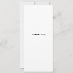Cartão De Festividades Minimalista Branco Elegante para Qualquer Ocasião