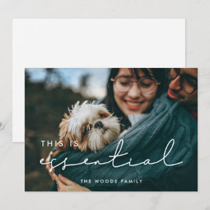 Cartão De Festividades Minimalista Esta é uma foto essencial de 2026