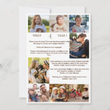 Minimalista Que Natal De Colagem De Fotos De Um An