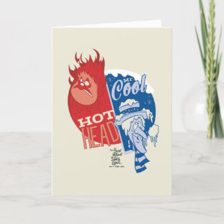 Cartão De Festividades Miserável do Calor Cabeça Quente & Miserável da Ne