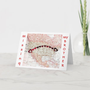 CARTÃO DE FESTIVIDADES MISS MY *BROTHER* THE REASON CHRISTMAS IS SPECIAL