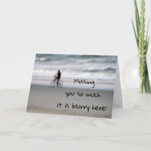 CARTÃO DE FESTIVIDADES **MISSING YOU** AT CHRISTMAS