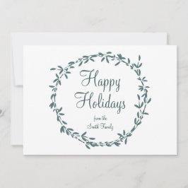 Cartão De Festividades Mistletoe with Personalized Message