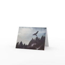 Misty Morning no Notecard das Montanhas