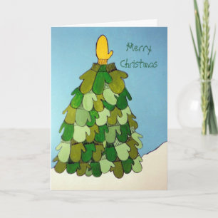 Cartão De Festividades Mitten Christmas Card