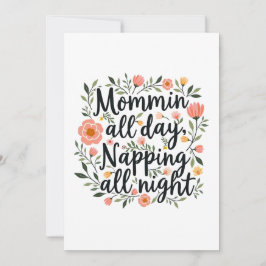 Cartão De Festividades Modern Cute Botanical Mother's Day Card