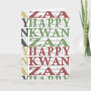 Cartão De Festividades Modern Happy Kwanzaa